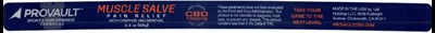 Label (Provault Muscle Salve)